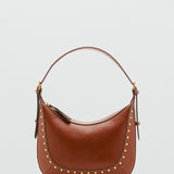 Mango shoulder bag serrat in Leather - B
