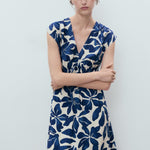 Mango dress jamie in Blue