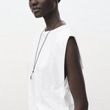 Mango t-shirt viri in White