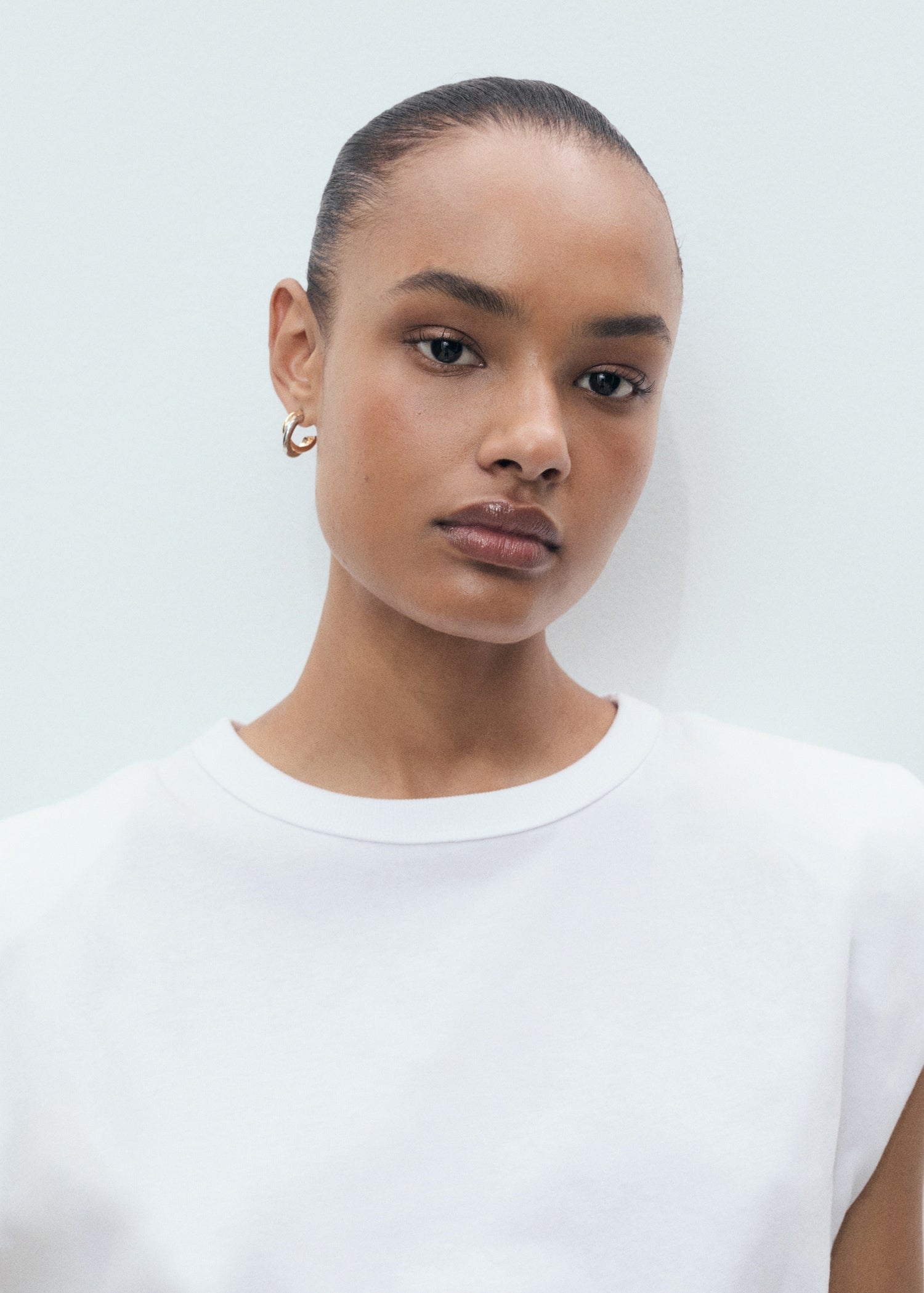 Mango t-shirt viri in White - D1