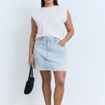 Mango t-shirt viri in White - D3