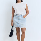 Mango t-shirt viri in White - D3