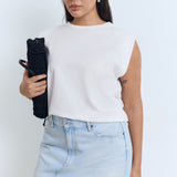 Mango t-shirt viri in White - D5