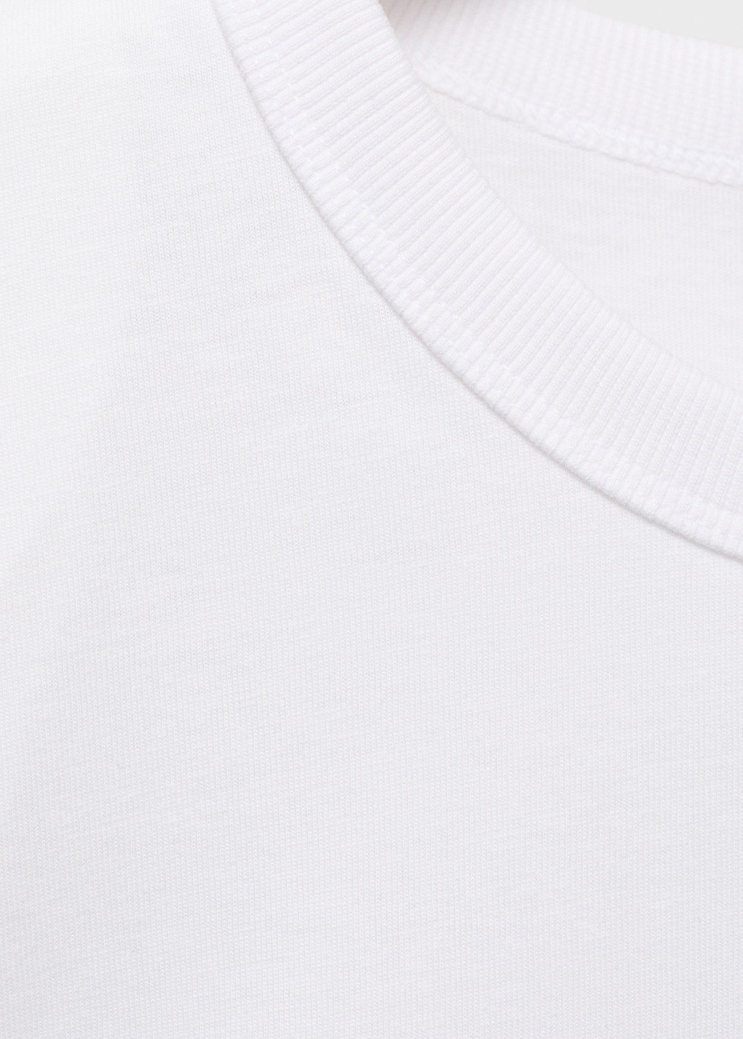 Mango t-shirt viri in White - D8