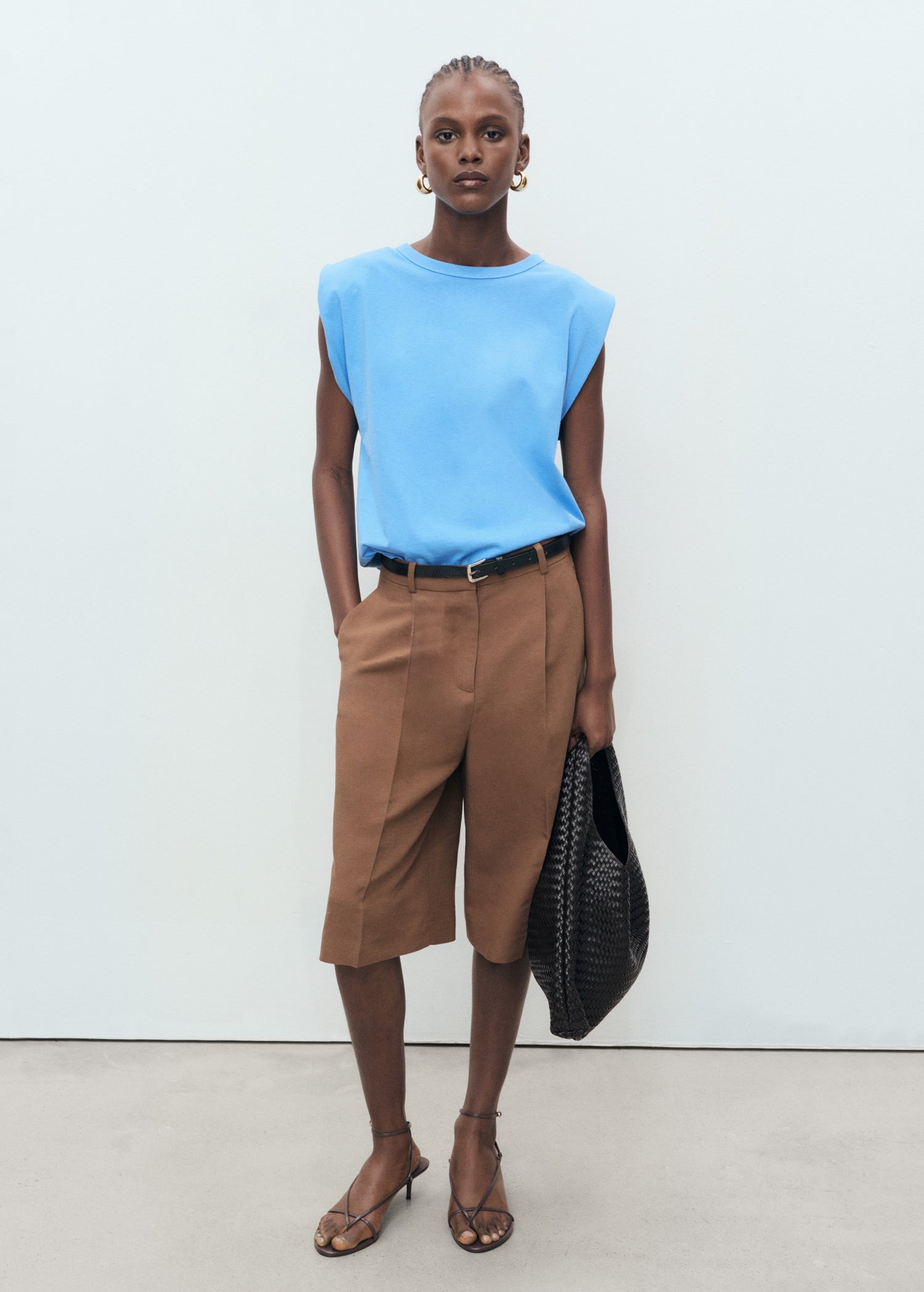 Mango t-shirt viri in Blue - 99999999_01