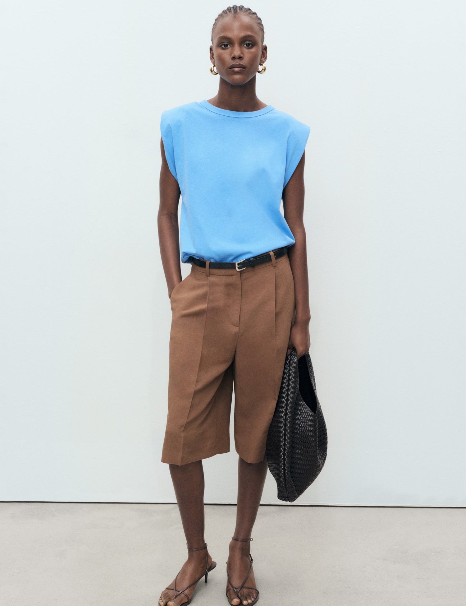 Mango t-shirt viri in Blue - 99999999_01