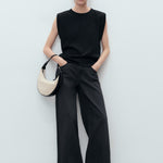 Mango t-shirt viri in Black - 99999999_01