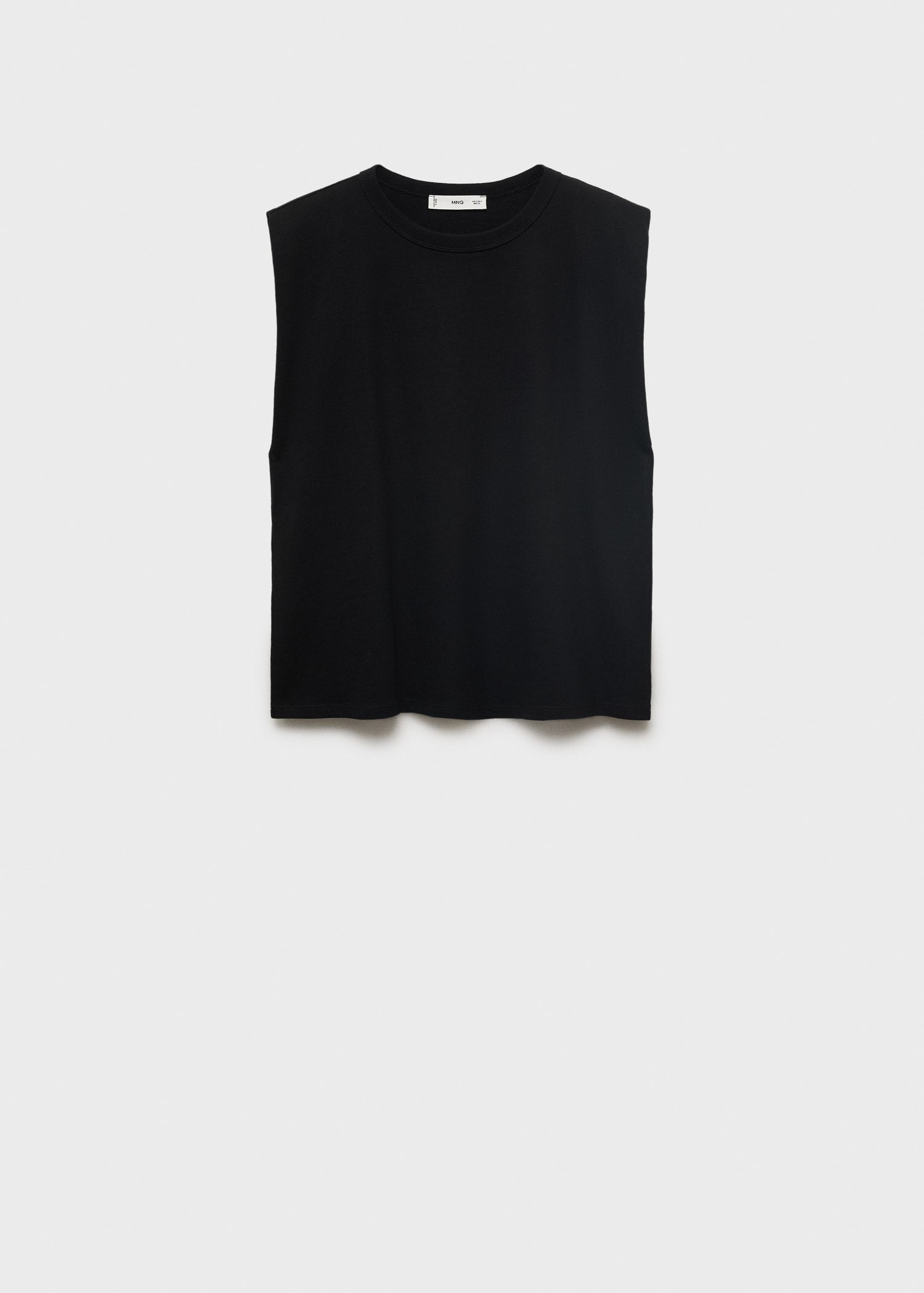 Mango t-shirt viri in Black - B