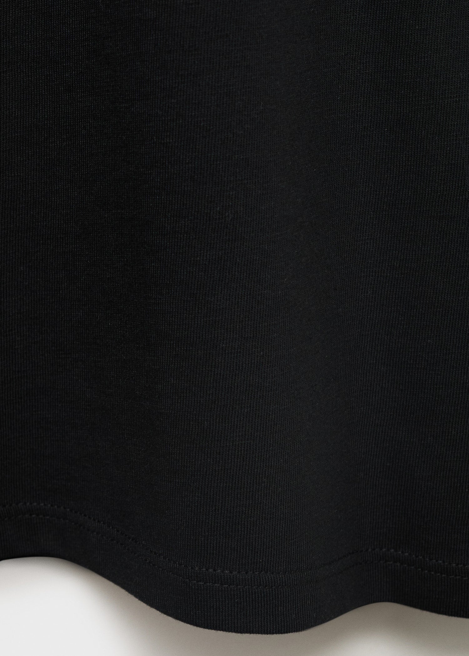 Mango t-shirt viri in Black - D0