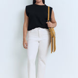 Mango t-shirt viri in Black - D3