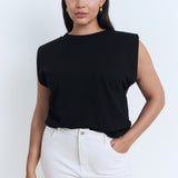 Mango t-shirt viri in Black - D5