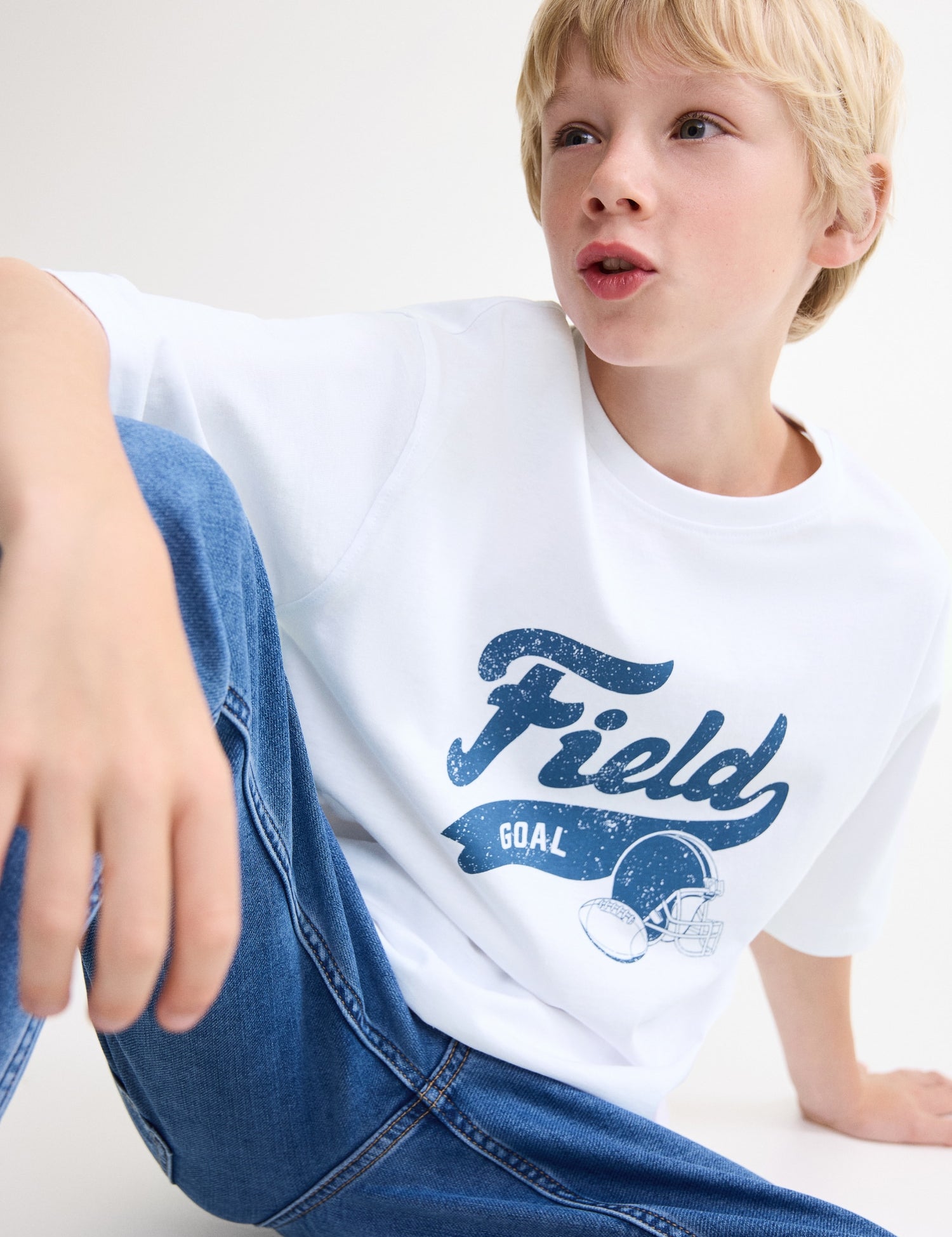 Mango t-shirt park1 in White