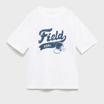 Mango t-shirt park1 in White - B