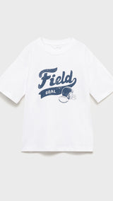 Mango t-shirt park1 in White - B