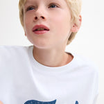 Mango t-shirt park1 in White - D1