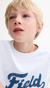 Mango t-shirt park1 in White - D1