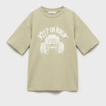 Mango t-shirt park1 in Khaki - B