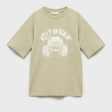 Mango t-shirt park1 in Khaki - B