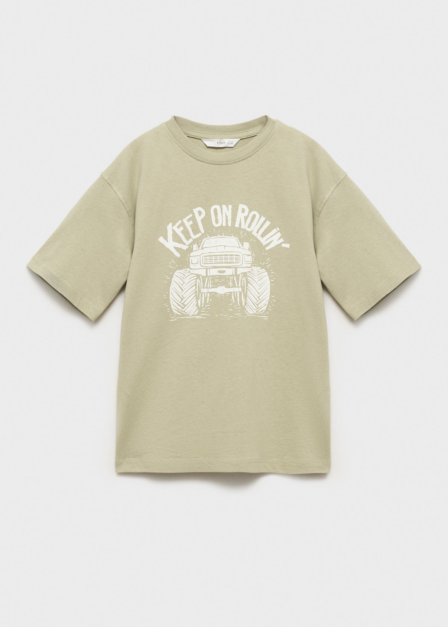 Mango t-shirt park1 in Khaki - B