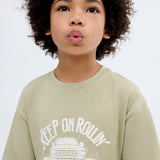 Mango t-shirt park1 in Khaki - D1