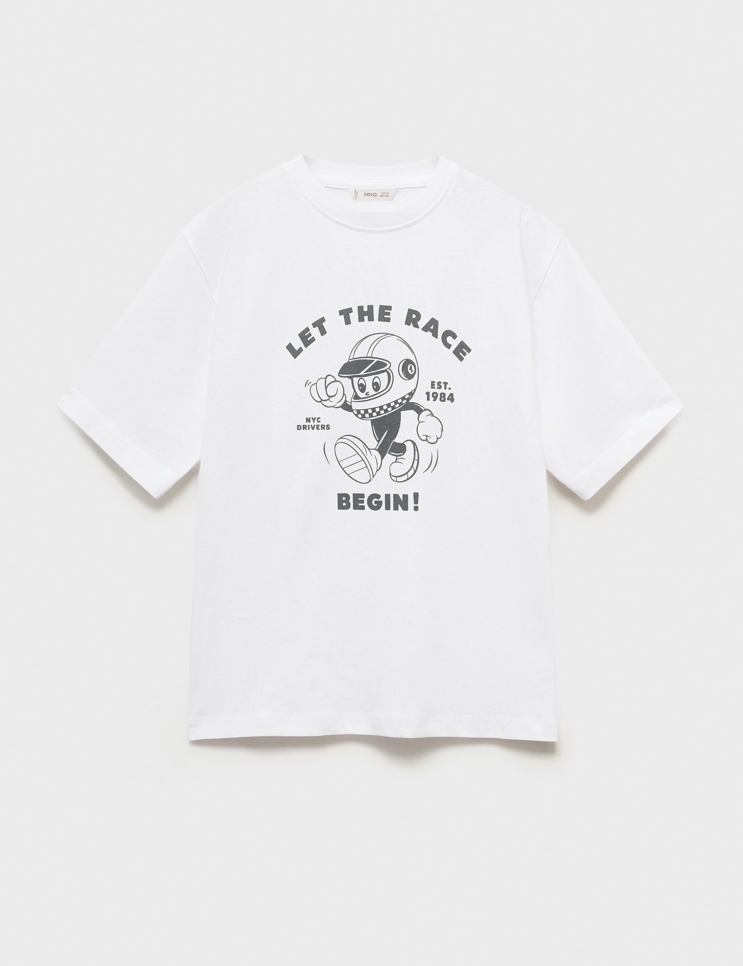 Mango t-shirt park2 in White - B