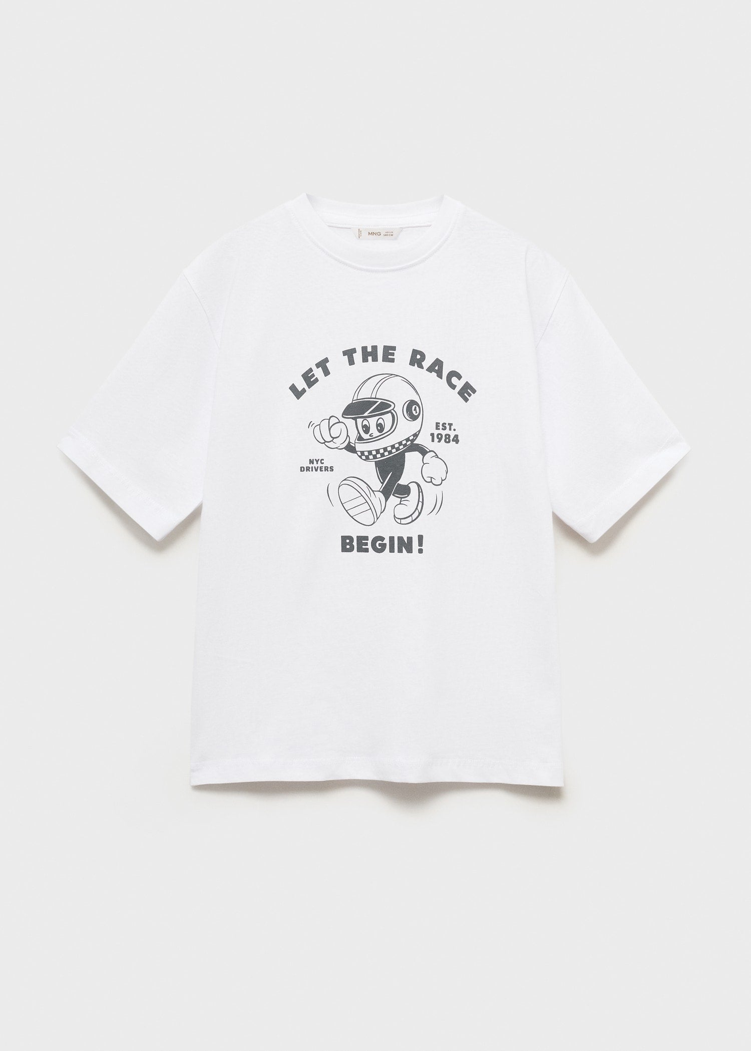 Mango t-shirt park2 in White - B