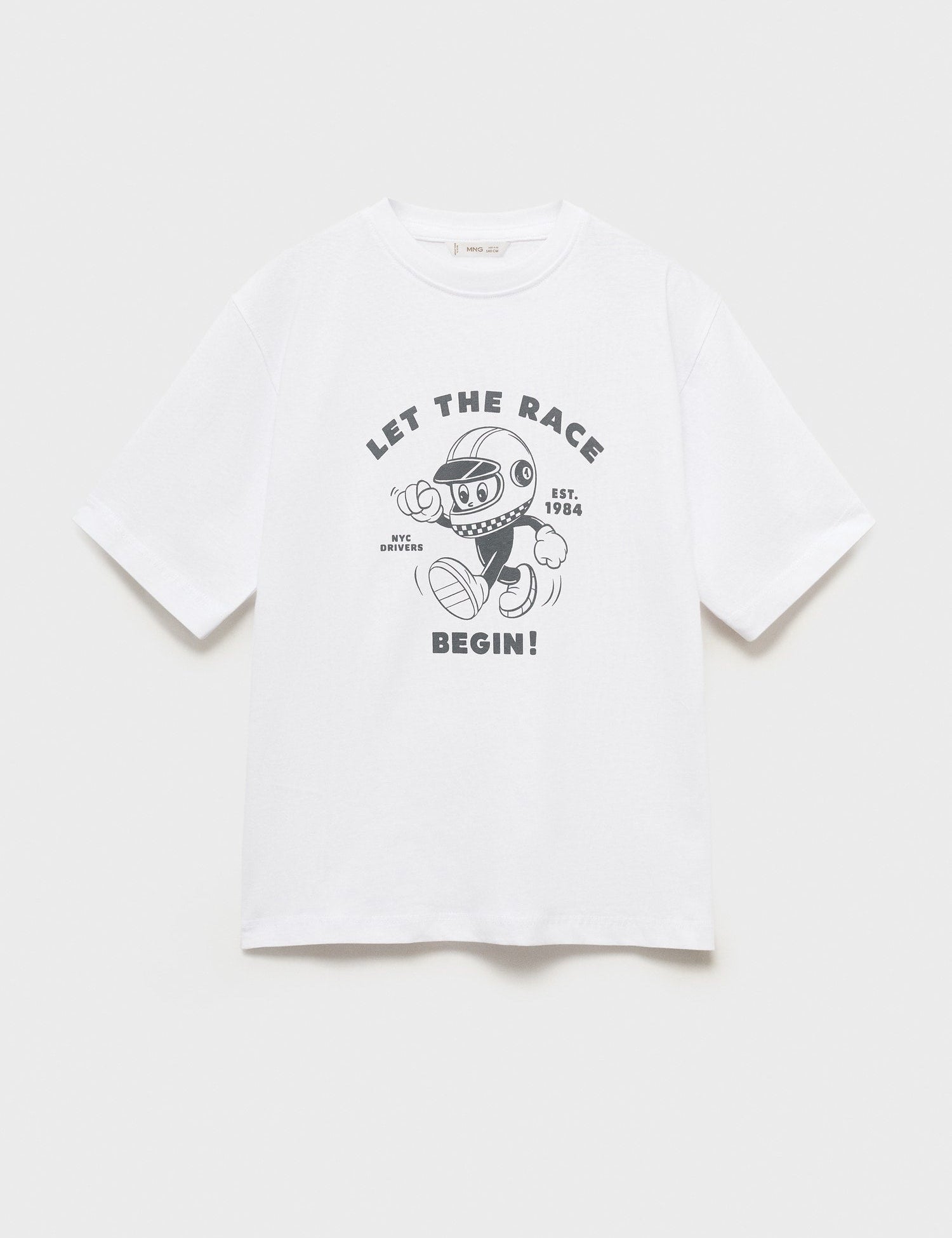 Mango t-shirt park2 in White - B