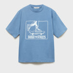 Mango t-shirt park2 in Blue - B