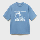 Mango t-shirt park2 in Blue - B