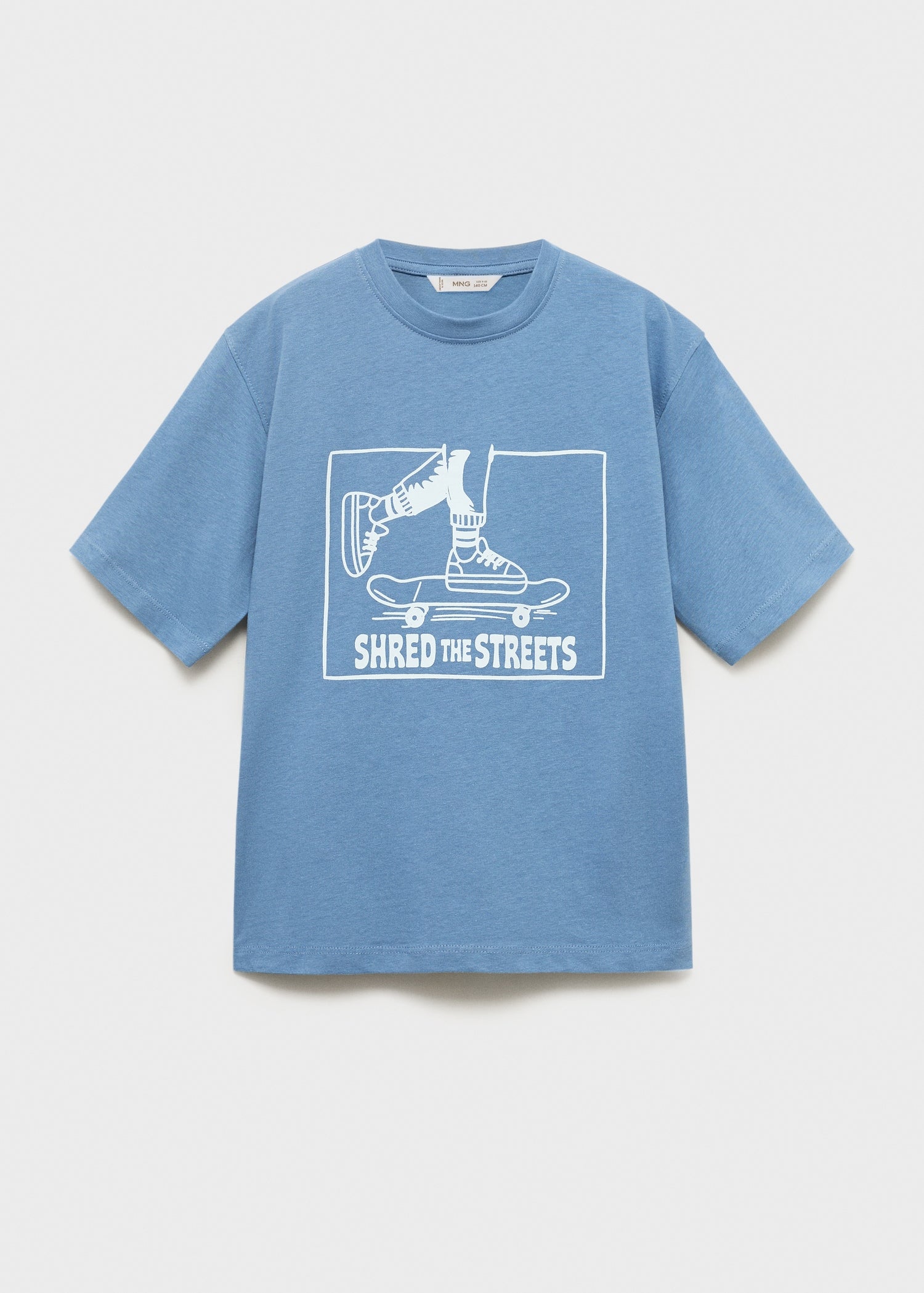 Mango t-shirt park2 in Blue - B