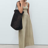 Mango dress valvi in Khaki - 99999999_01