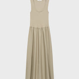 Mango dress valvi in Khaki - B