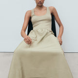 Mango dress valvi in Khaki - D2