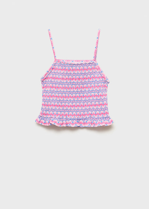 Mango t-shirt pai in pink