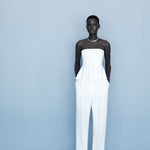 Mango top peplum in White - D7