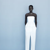 Mango top peplum in White - D7