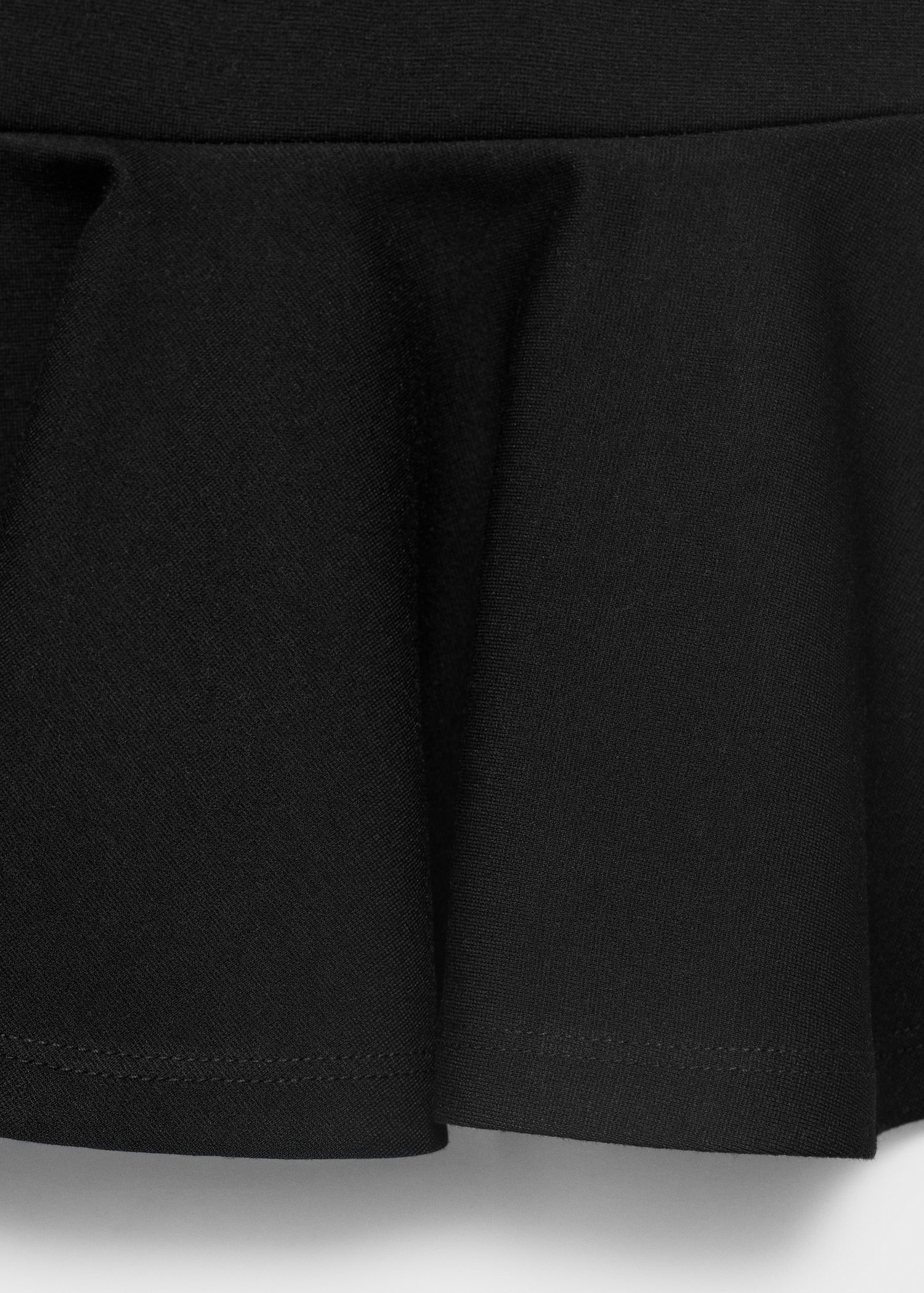 Mango top peplum in Black - D0