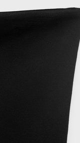 Mango top peplum in Black - D8