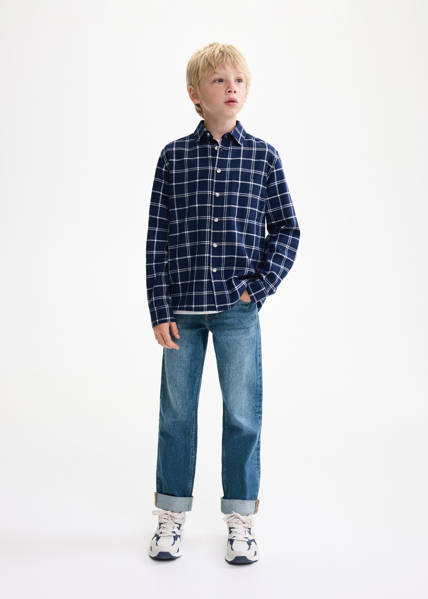 Mango jeans regular in Medium Denim - D1