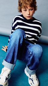 Mango jeans regular in Medium Denim - D5