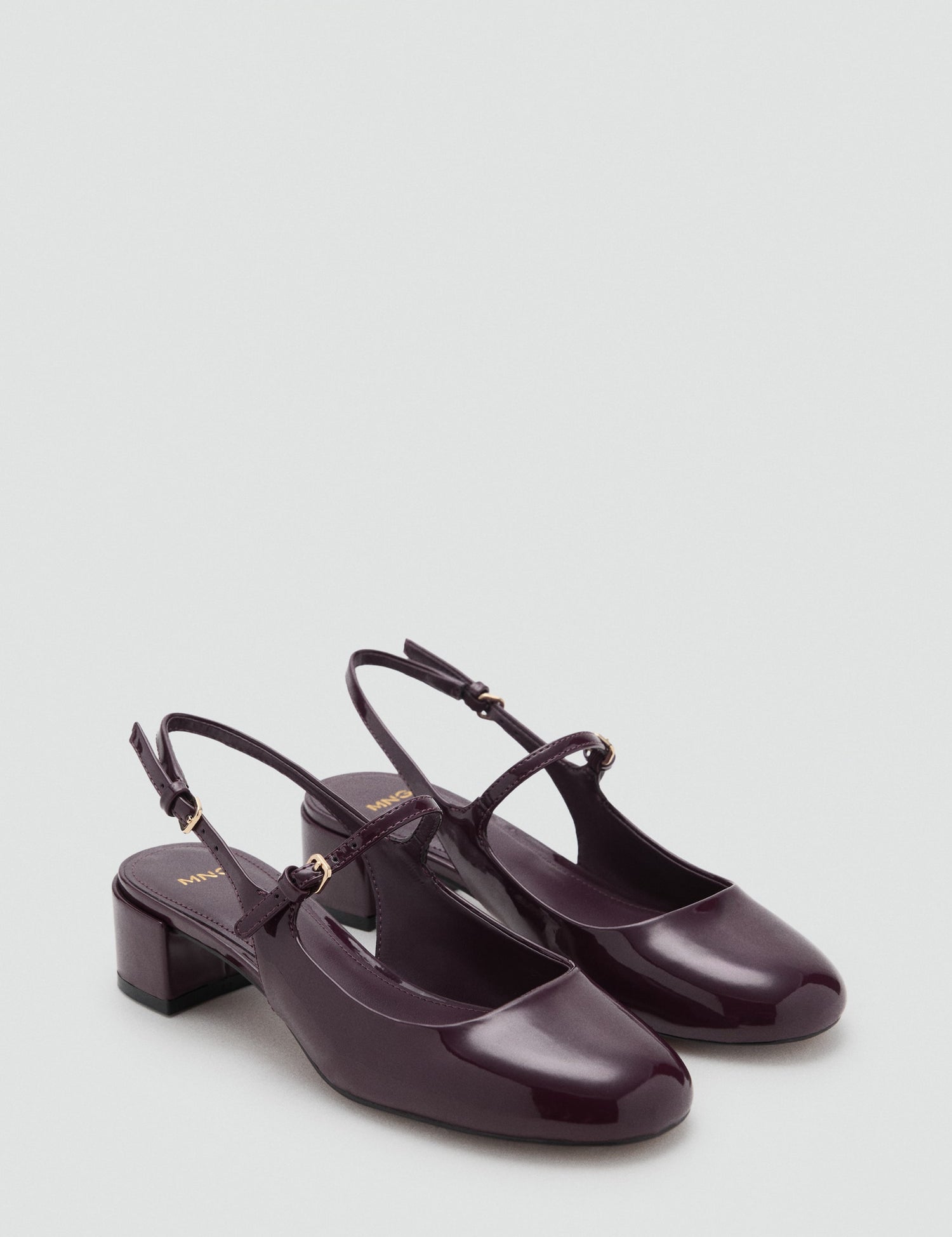 Mango shoes ada in Burgundy