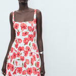 Mango dress pola in Off White