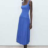 Mango dress pola in Blue - 99999999_01