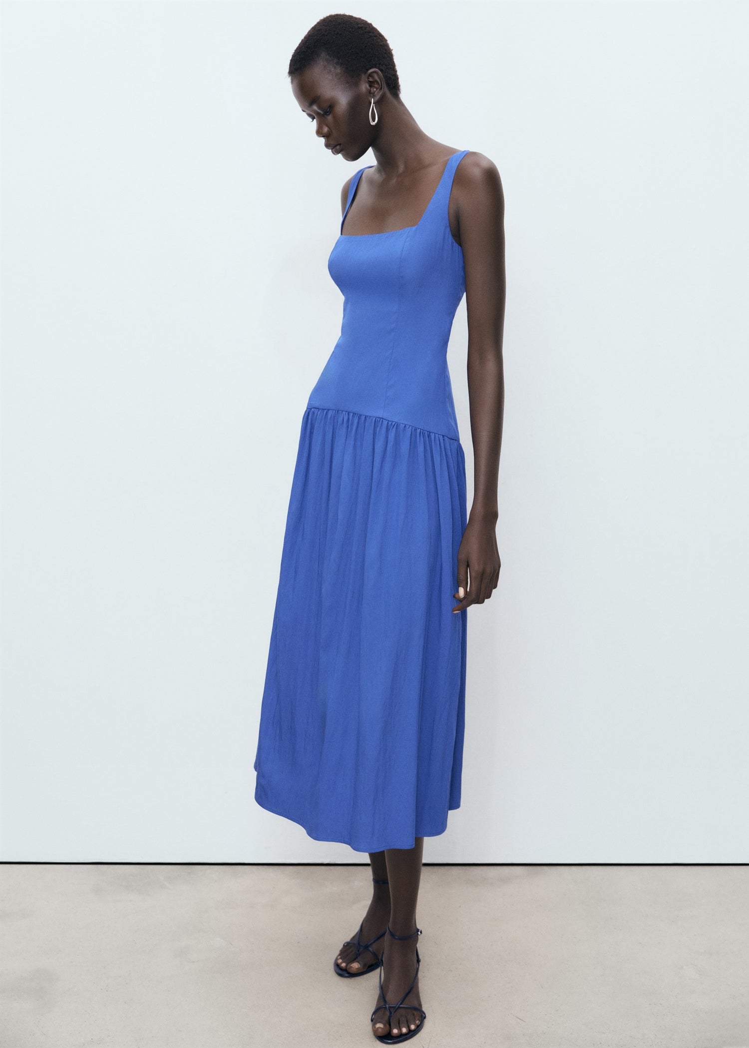 Mango dress pola in Blue - 99999999_01