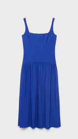 Mango dress pola in Blue - B