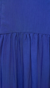 Mango dress pola in Blue - D0