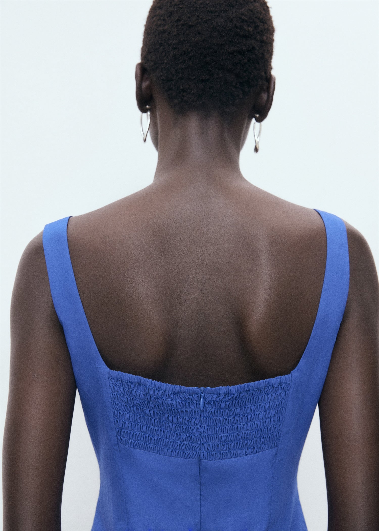 Mango dress pola in Blue - D6