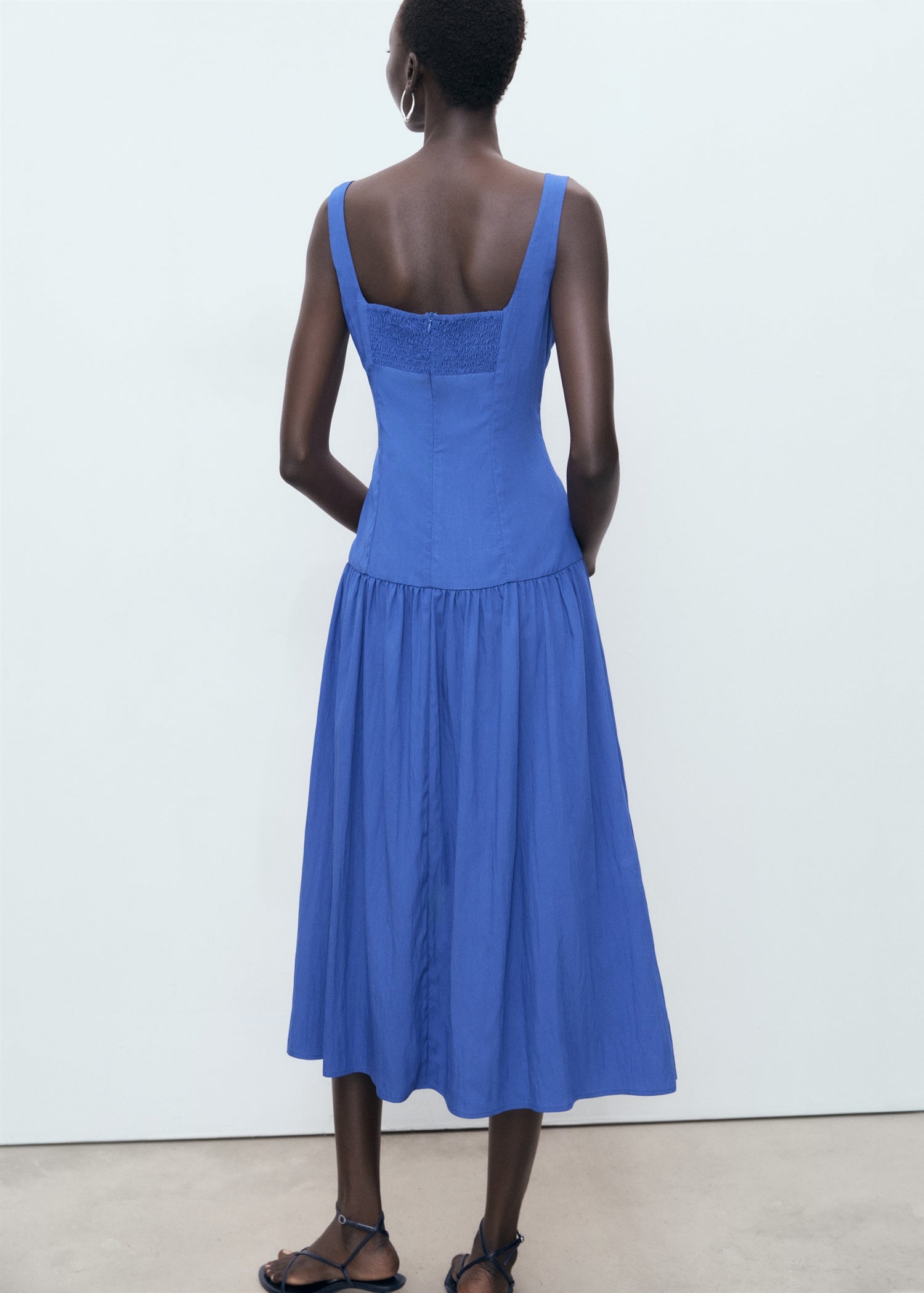 Mango dress pola in Blue - R
