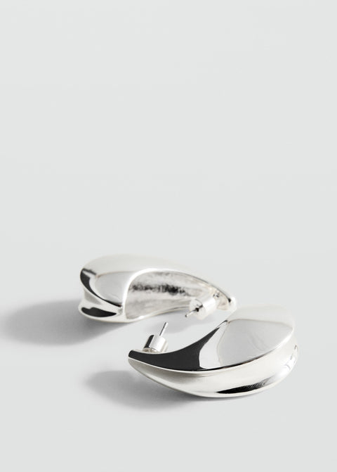 Mango earrings calista in silver
