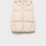Mango outer vest luisa in Raw - B